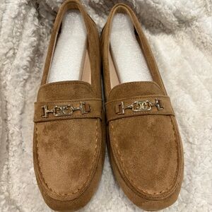 Size 11 Women Brown Suede Loafers